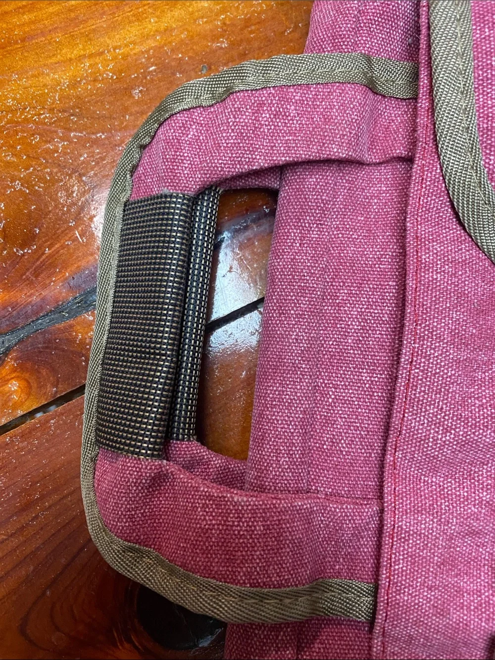 Oversized Versatile Men's Travel Backpack - Burgundy